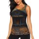 thumbnail image 1 of Balery Rustic Cabin Autumn Forest Camiseta sin mangas estampada ligera para mujer, tops de entrenamiento sin mangas, camisetas de yoga transpirables de secado rápido.-Large, 1 of 7