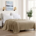 thumbnail image 1 of Manta Sweet Home Collection 100% algodón fino color topo King, 1 of 5