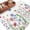Sky Blue, variant on Spring Floral Area Rugs 5'x7', Washable Small Throw Rugs for Laundry Room Playroom, Pink Blue Flowers Botanical Butterflies Indoor Outdoor Rug Non-Slip Low Pile Carpet Runner Reversible Floor Mats