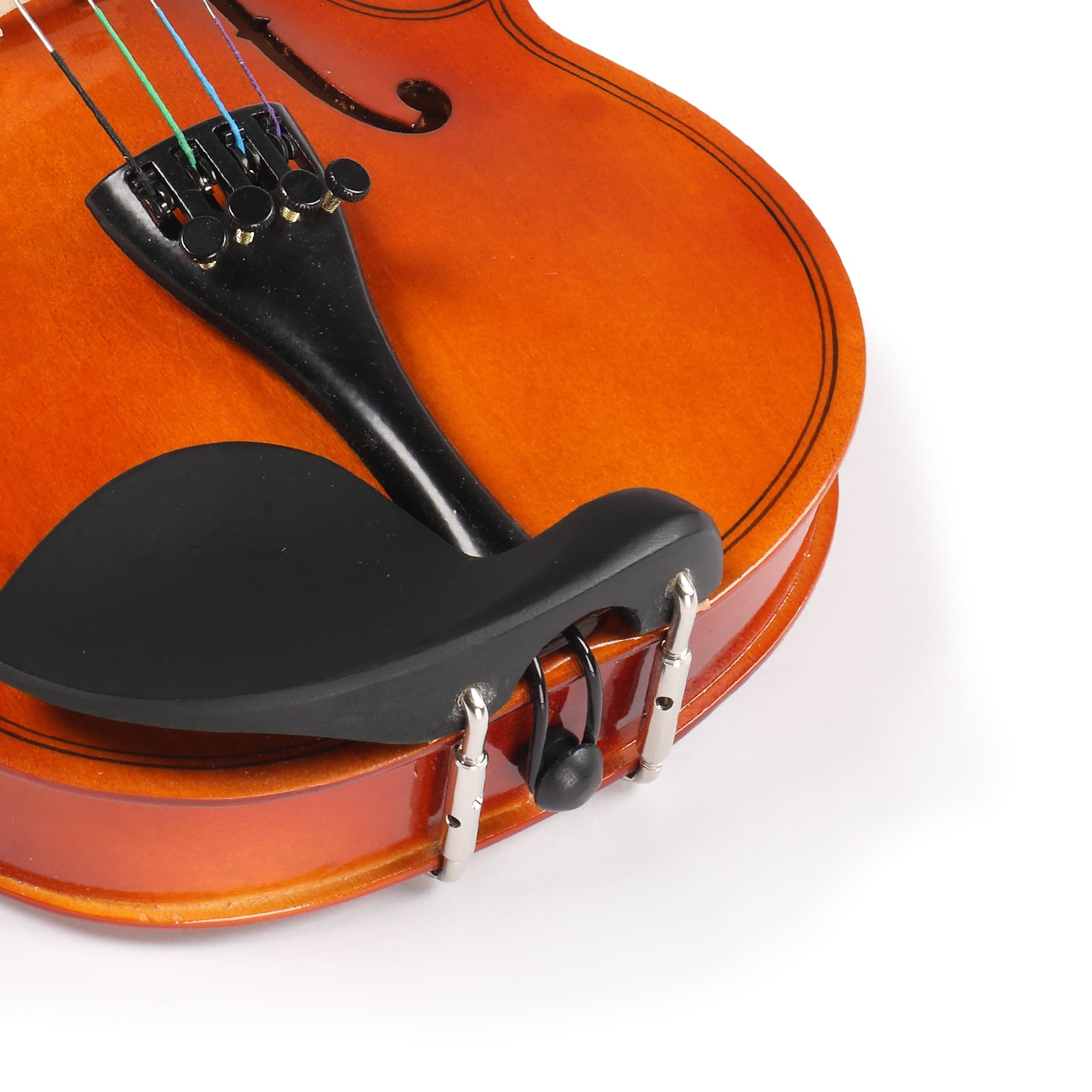 GV100 1/8 Acoustic Solid Wood Violin Case Bow Rosin Strings Shoulder Rest Natural