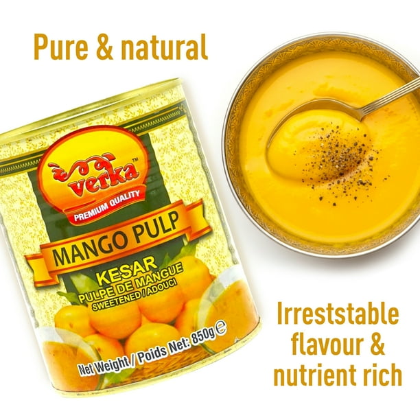 Verka Kesar Mango Pulp, 850g - Walmart.ca