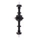 thumbnail image 4 of Eje de engranaje de puente medio negro de metal de 5 pulgadas para WPL M35 1/16 Truck RC Car, 4 of 6