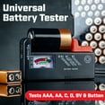 thumbnail image 2 of Livin' Well Battery Tester | 2 Pack Battery Monitor for AAA, AA, C, D, 9V and Small Batteries, 2 of 6