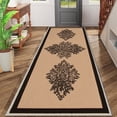 thumbnail image 2 of 2x6 FT Kitchen Runner Rugs Non Skid Washable, Faux Wool Rug Runners for Hallways Bathroom Carpet Runner, Soft Indoor Modern Floor Rug for Entryway Laundry Room, 2 of 11