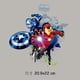 thumbnail image 1 of Anime Marvel Avengers Ironing Patches Disney Hot Transfers Clothing Patch Cartoon DIY Sewing Clothes Bag Decration Sticker GiftsChina Gong Bohan LED, 1 of 2