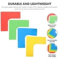 thumbnail image 5 of CIMAXIC 4Pcs Right Angle Training Markers Assorted Color Sports Floor Signs, 5 of 6