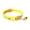 Yellow, variant on Walbest Pentagram & Reflective Cat Collar with Bell Basic Dog Cat Collar Buckle Adjustable Polyester Cat Dog Collar or Seatbelts