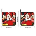 thumbnail image 4 of Mickey Mouse And Minnie Mouse Oven Mitts Pot Holders Set Non-Slip Cooking Kitchen Gloves Washable Heat Resistant Oven Gloves For Microwave BBQ Kitchen Accessories, 4 of 6