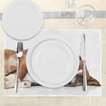 thumbnail image 3 of Ambesonne Funny Place Mats Set of 4, Cat Dog Friendship, Standard Size, Brown Black White, 3 of 6