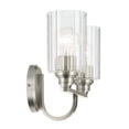 thumbnail image 2 of 55225NIFLU Kichler Lighting Gioe - 2 Light Bath Vanity-10.5 Inch Tall and 14.25 Inch Wide-Brushed Nickel Finish-Clear Fluted Glass Color, 2 of 4