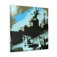 thumbnail image 2 of The Battleship Battle - Canvas, 2 of 10