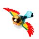 thumbnail image 4 of Juguete decorativo para pájaros, versátil, ligero, interactivo, para salpicadero de vehículo. Rojo, 4 of 9