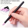 thumbnail image 5 of LQQBOX 20 Pieces Pumice Stone Nail File Cuticle Stone Pusher Nail Sanding Sticks Art Pen Cuticle Remover Trimmer Buffer Manicure Tools for Household Beauty Salon Peeling Dead Skin Repairing, 5 of 7