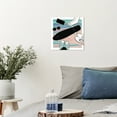 thumbnail image 2 of Wynwood Studio Prints Skater Accessories Sports and Teams Rollerskating Wall Art Canvas Print Blue Teal 12x12, 2 of 3