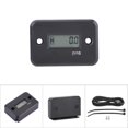 thumbnail image 3 of Digital Hour Meter Gauge Timer for Gasoline Engine Racing Motorcycle ATV Mower Black, 3 of 3