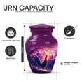 thumbnail image 5 of Yatskia Pink Blossoms Rooster Urns for Human Ashes Adult Female, Memorial Urns for Human Ash, Small Cremation Keepsake Urn for Ashes Adult Male, (Classic 10 Inch and 3 Inch), 5 of 8