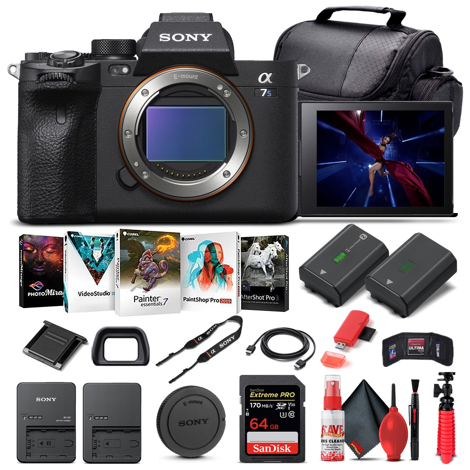 Sony Alpha a7S III Full Frame Mirrorless Camera Body Only - Basic