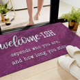thumbnail image 2 of Large Welcome Mats Outdoor Front Door Mat Funny Welcome-ish Doormats Inside Outside Rug Entryway Mats 18"x47" for Laundry High Traffic Area, Low-Profile Resist Dirt Entrance Mats, 2 of 7