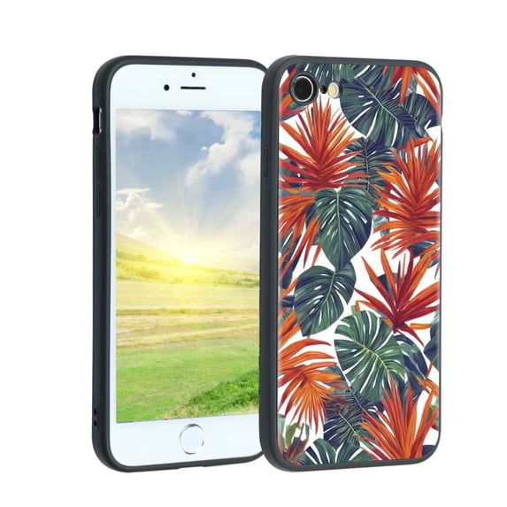 Tropical-368 Phone Case, Degined for iPhone SE 2020 Case Men Women, Flexible Silicone Shockproof Case for iPhone SE 2020