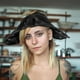 thumbnail image 4 of KAKOWELY Sombrero de ala ancha para mujer, sombrero de playa plegable con forma de concha, gorra de protección solar, 4 of 4