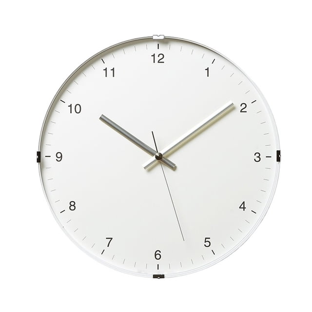 Reloj de pared de lujo de estilo nórdico con cristal silencioso for salones.
