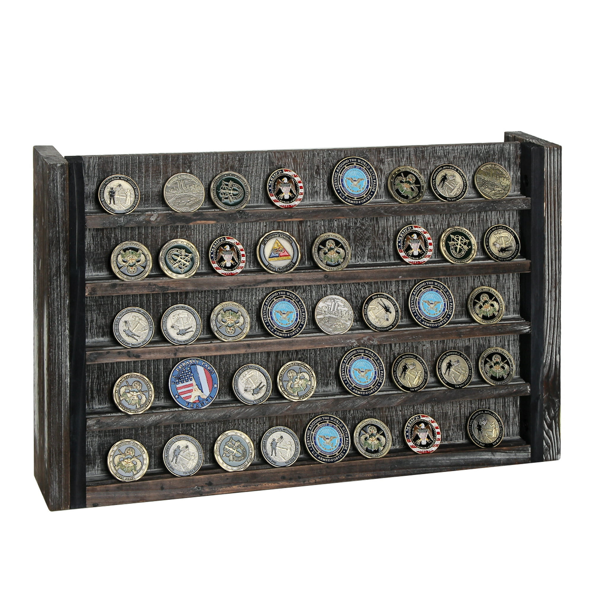 Challenge Coin Case - Five Coin Display