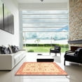 thumbnail image 6 of Ahgly Company Indoor Rectangle Abstract Brown Gold Oriental Area Rugs, 4' x 6', 6 of 6