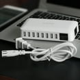 thumbnail image 2 of Cargador USB inteligente de 8 puertos 50W 8A Concentrador USB multipuerto con pantalla LCD Abanopi Cargador, 2 of 7