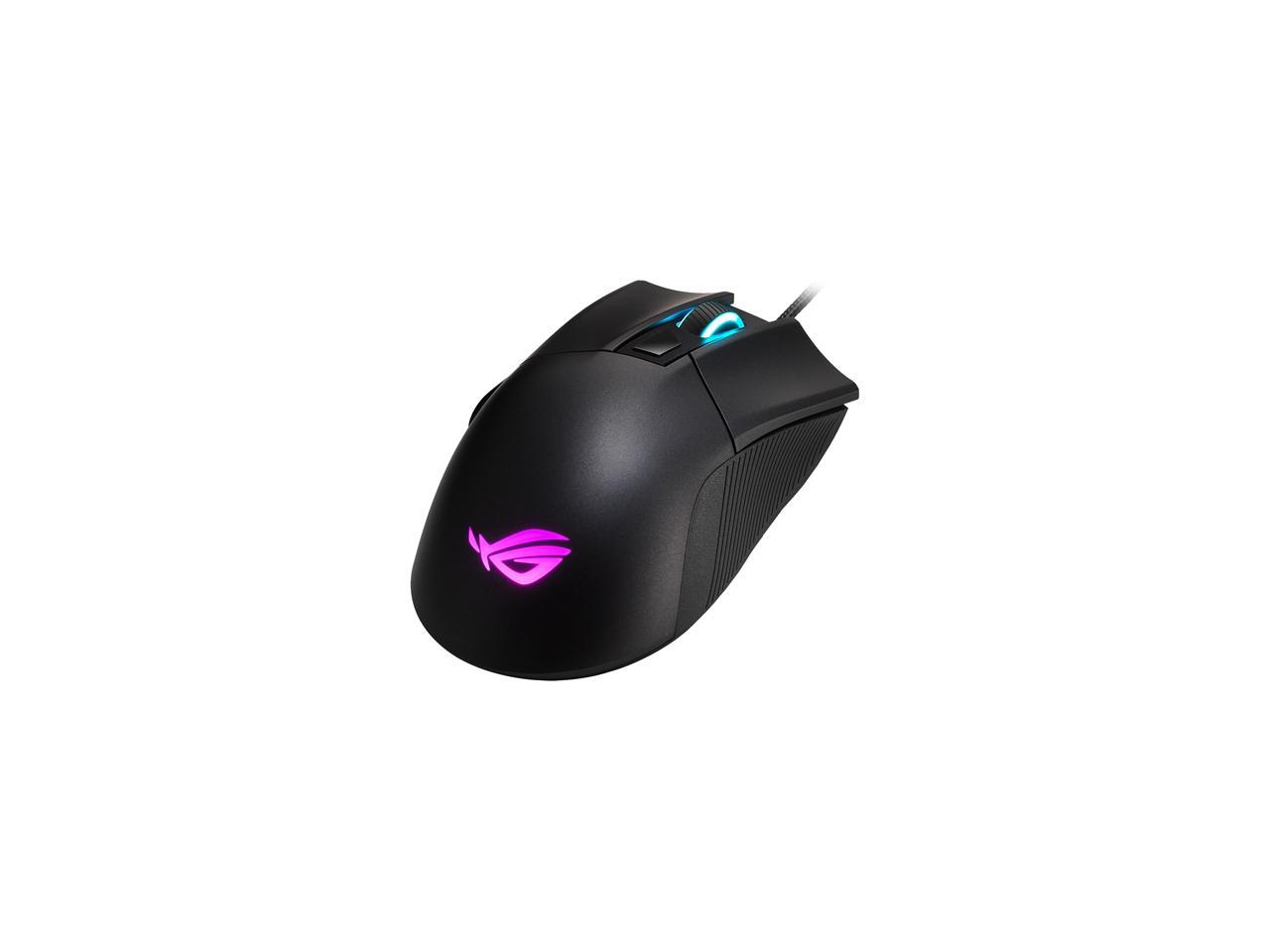 ASUS Optical Gaming Mouse - ROG Gladius II Core | Ergonomic Right-hand Grip | Lightweight PC Gaming Mouse | 6200 DPI Optical Sensor | Omron Switches | 6 Buttons | Aura Sync RGB Lighting - image 4 of 4