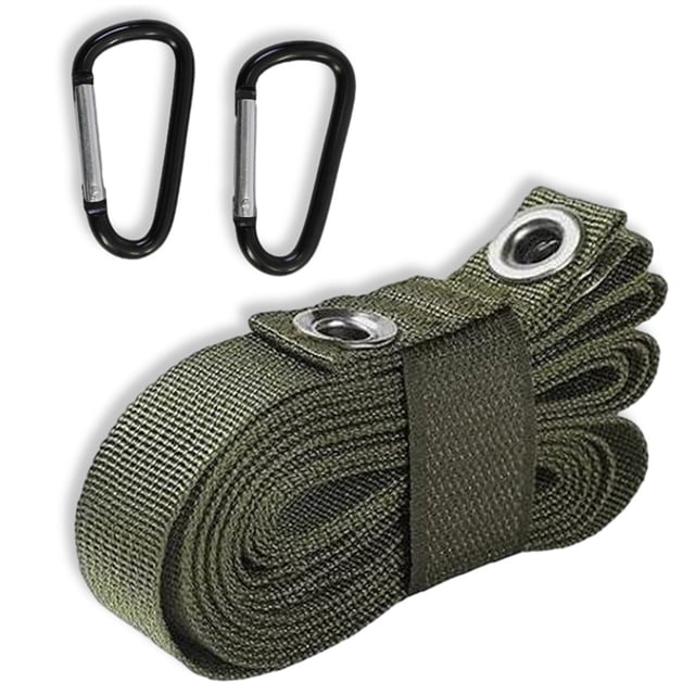 Camping Lanyard Hanger Equipment Equipo de almacenamiento Correa de almacenamiento Extensión de Tienda Línea de secado Suministros de viaje Tendedero jardín Accesorios exteriores Verde Methold HA028295-03