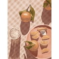 thumbnail image 2 of Urban Road 15x18 Gold Ornate Wood Framed with Double Matting Museum Art Print Titled - Sunset Mandarins, 2 of 4