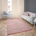 thumbnail image 3 of Fabstyles Herringbone Cotton Flat Weave Area Rug for Living Room, Hallway, Patio, 3 of 4