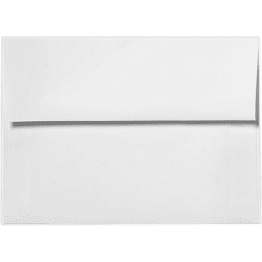 LUXPaper A6 Invitation Envelopes, 4 3/4 x 6 1/2, 24lb, Bright White, 50 Pack