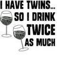 thumbnail image 2 of CafePress - DRINK TWICE AS MUCH -  Round Wood Ornament 4", 2 of 2