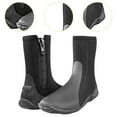 thumbnail image 6 of funtasica Neoprene Dive Boots Snorkeling Booties 5mm with Side Zipper Scuba Diving Boots Wetsuit Boots for Wakeboarding Beach Adult Men 9, 6 of 8