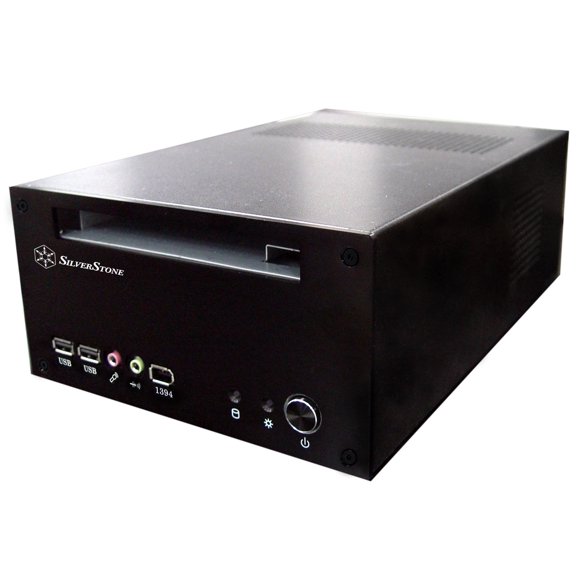 Adaptador de CC a CC Mini-ITX de 60 vatios m/b de aleación de aluminio negro
