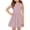 Pink, variant on Ruyang Summer Dresses for Teen Girls Plaid Round Neck A Line Sleeveless Vest Dresses Bohemian Beach Casual Midi Sundress