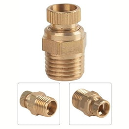 Fitvell Mini valvola a sfera in ottone da 1/4 NPT femmina x filettatura