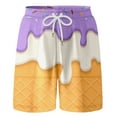 thumbnail image 4 of Shadoumai Shorts for Boys Size 8 Animal Print Elastic Waistband Cotton School Sport Shorts Activewear Beach Cargo Pants Summer Childrens Jogger Pants, 4 of 4