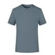 thumbnail image 1 of pstuiky camisetas de hombre, Blusa deportiva informal de color liso con cuello redondo y manga corta elástica para hombre camisetas de hombre xxl, 1 of 6