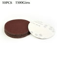 thumbnail image 1 of 10Pcs 4Inch(100Mm) Sander Disc Sanding Pad 40- Grit Polishing Pad Sandpaper 1500, 1 of 10