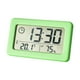 thumbnail image 3 of Reloj despertador digital de pared con temporizador de temperatura interior para decoración de habitación infantil. C verde, 3 of 5