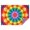 Colorful Rainbow Tie-1, variant on Colorful Rainbow Tie Dye Spiral Pattern Rectangle Tablecloth 60"x84",Waterproof Polyester Rectangle Table Cloth, Wipeable Spillproof Polyester Tablecloth for Dining, Camping, Indoor and Outdoor
