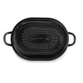thumbnail image 6 of Granitestone 15 Inch Non stick Turkey Roasting Pan with Lid, Oval Aluminum Turkey Roaster Pan for Poultry, Meats, Roaster Pan with Lid, Baking & More – Dishwasher Safe, 6 of 11