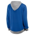 thumbnail image 3 of Women's Royal Philadelphia 76ers Hit It French Terry Full-Zip Hoodie, 3 of 3