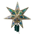 thumbnail image 2 of Kurt Adler 11.5-Inch 21-Light 7 Point LED Iridescent Star Tree Topper, 2 of 4