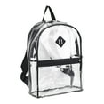 thumbnail image 4 of Eastsport Unisex Clear Backpack with Pencil Case, Black, 4 of 9