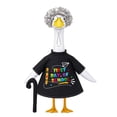 thumbnail image 3 of Aurorax Back to School Porch Goose Outfits 23" Holiday,Goose Clothes for Cement Goose Porch Goose 17/19 inch,Campus-Style Black Porch Goose Clothing Accessories for Outdoor Yard, 3 of 7