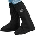 thumbnail image 2 of Tnobhg 2Pcs Waterproof Motorcycle Boot Covers Anti-Skid Rainproof Shoe Protectors Anti-slip Bottom Rain Boot Outdoor Supplies, 2 of 7