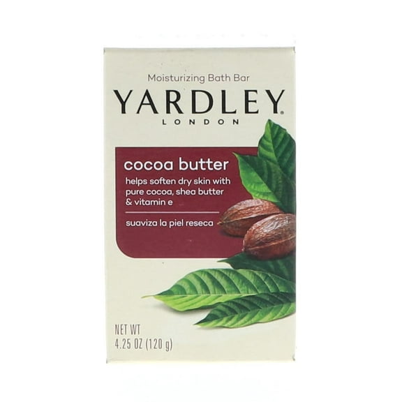 Yardley London Pure Cocoa CM31 Butter & Vitamin E Bar Soap, 4.25 Ounces /120 G (Pack of 10)